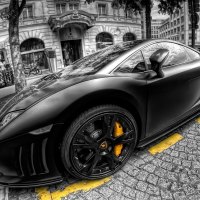 lamborghini gallardo, black