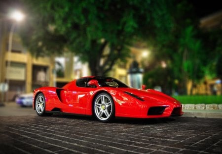 ferrari enzo , rojo , ferrari - ferrari, enzo, rojo