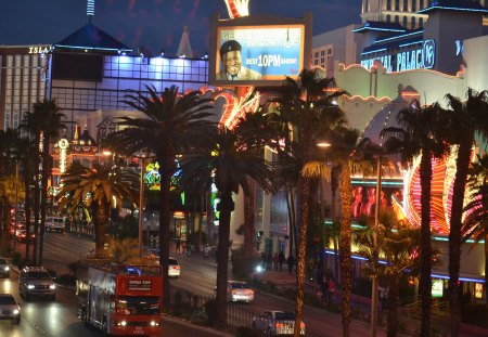 Las Vegas. - view, photography, america, night, las vegas