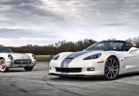 Corvette_427_Convertible - white, car, convertible, hd, corvette, corvette427