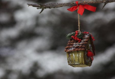 ♥ - christmas decorations, winter, holidays, lovely, happy holidays, tree, christmas gift