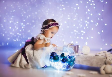 Magic - cristhmas, dress, girl, magic