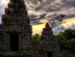 ancient asian temples hdr