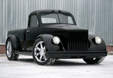 Russians Build GAZ 51 Retro Hot Rod from Cadillac Escalade EXT - gaz, tuning, car, concept