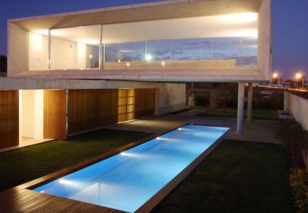 Contemporary Architecture - modern, home, architecture, interior design, house, pool