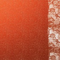 metallic orange LACE