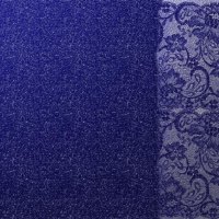 dark blue Metallic LACE