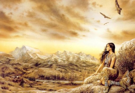 Luis Royo (Barbarian) - witch, fantasy, female, lady, woman, girl, luis royo, barbarian