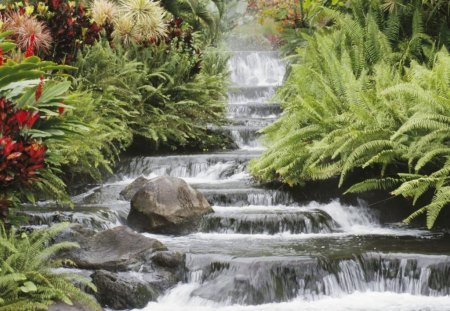 Waterfall - nature, waterfalls