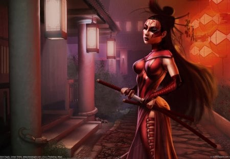 samurai girl - girl, samurai