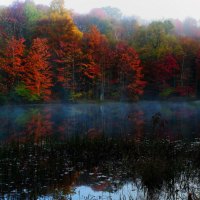 aboles reflection in lake