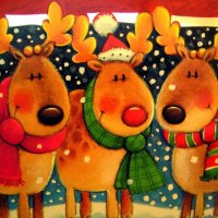 Merry Christmas From Dancer, Rudolph & Prancer