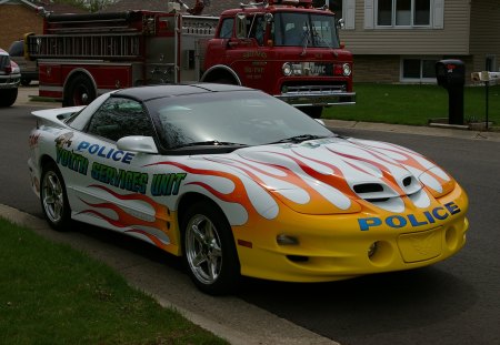 Trans am Police car - musclecar, trans am, pontiac, gm