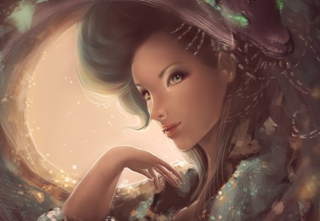 Artistic Girl - artistic, cg, girl, fantasy