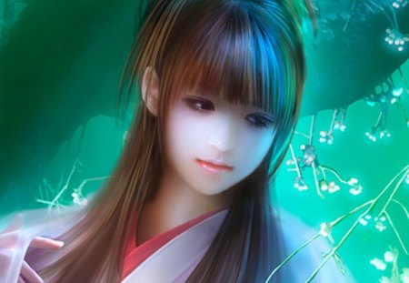 Beauty - nice, beauty, lady, female, girl, long hair, anime girl, fantasy, pretty, beautiful, anime, cute, maiden