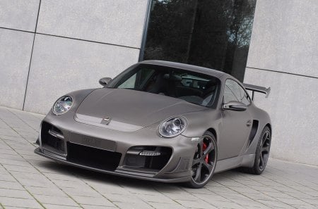 P-techart_GTstreetR - porsche, car, gray, gtstreetr, p-techart