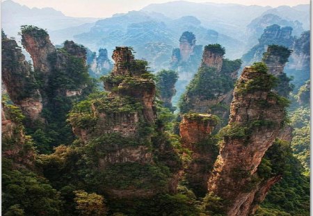 Zhangjiajie National Forest Park - park, zhangjiajie, forest, national