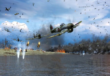 Death from Above - war, planes, bombing, dogfights