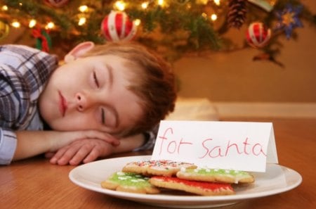 Waiting Santa - asteptand, dulce, copil, mosul