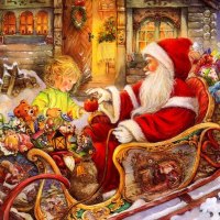 Santa Claus and gifts