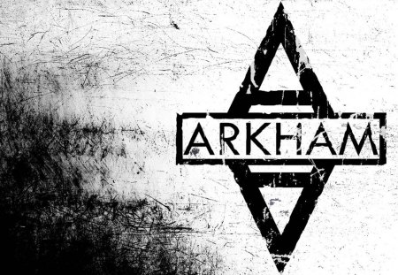 ARKHAM - arkham, batman, game, logo