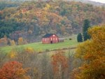 autumn on a a farm in ohio