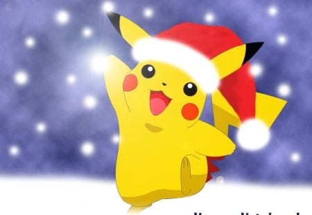 â™¥Happy Holidaysâ™¥ - holidays, christmas, pikachu, happy