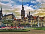 dresden cathedral in hdr