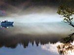 early morning on the lake