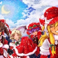 Christmas in anime style