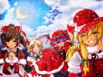 Christmas in anime style