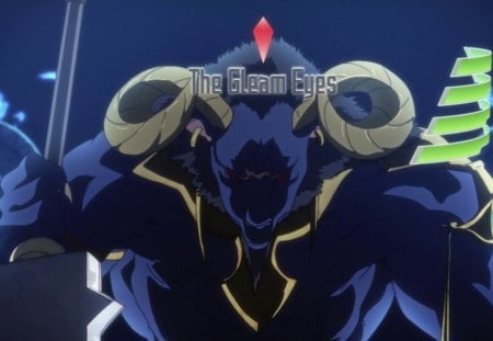 The Gleam Eyes - sword, devil, blue, scary