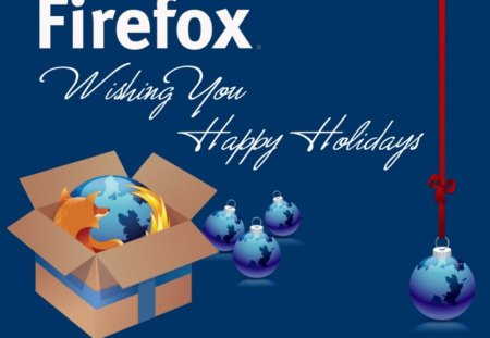 ♥ Firefox Christmas ♥ - firefox christmas, happy holidays, christmas balls, happy new year