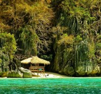 hidden cove in palawan philippines