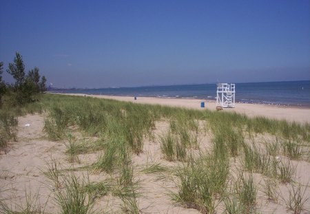 Lake Mi. - water, lake, sand, cool