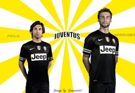 JUVENTUS PIRLO AND MARCHISIO - marchisio, 2012, italy, juventus, pirlo