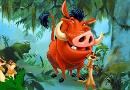 Timon-and-Pumba - timon, and, matata, hakuna, pumba