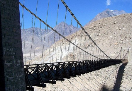 The-Astore-Valley - pakistan, nature, beautiful, beauty, valley, bridge