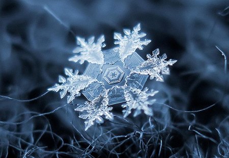 Snowflake - nice, ornament, snowflake, abstract, snow, winter, cute