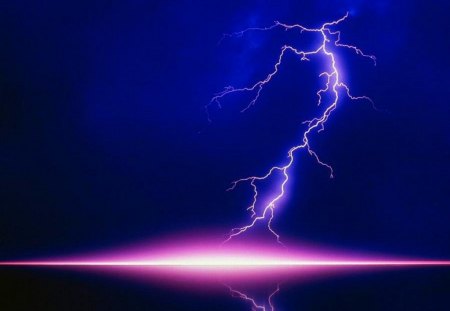 Lightning - colors, picture, lightning, beautiful