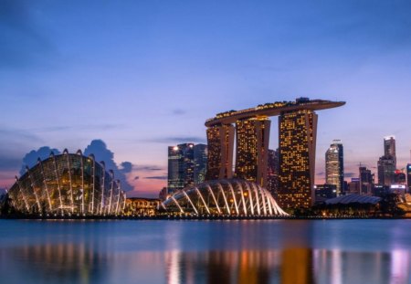 Marina Bay Sands, Singapore - sands, marina, singapore, bay