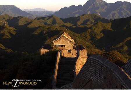 Great Wall of China - great, china, mountain, wall