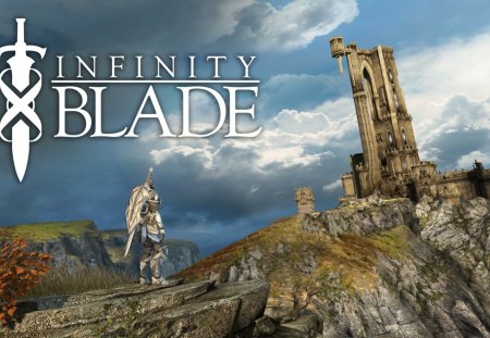 Infinity Blade - infinity blade, ipad, warrior, knight, shield, ipod, tower, armor, sirus, battle, war, ruins, weapon, video games, sword