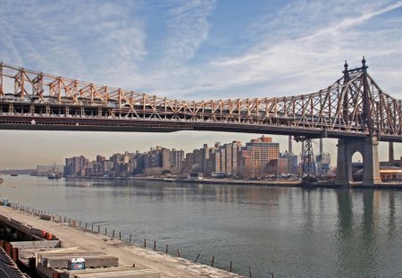 williamsburg bridge, suspension bridge, new york