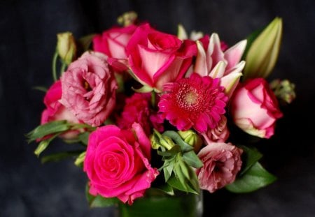 áƒ¦* Roses *áƒ¦ - composition, roses, pastel, pink, lovely, basket