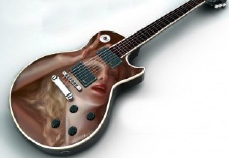 Gibson Les Paul Fantasy - music, fantasy, gibson, guitars, rock, les paul, custom