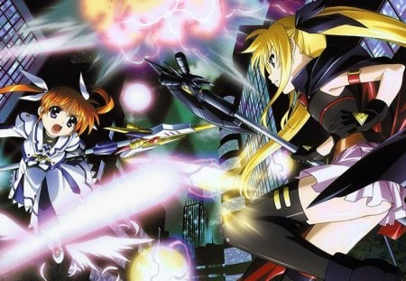 Epic Battle Nanoha - anime, nanoha, original, epic