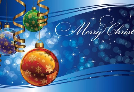 Merry Christmas - nice, new year, colorful, bubbles, balls, pretty, noel, holiday, winter, snowflakes, lovely, christmas, merry christmas, wishes, beautiful, clipart, eve, decoration