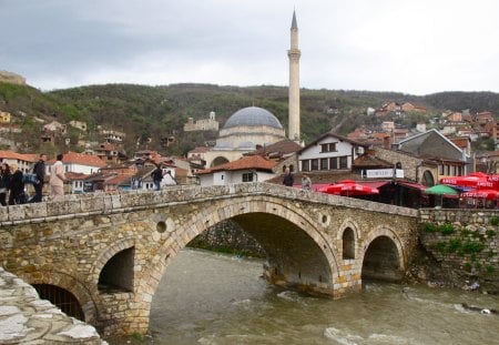 Stone Bridge - kosova, bridge, prizren, stone