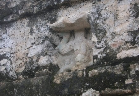 Mayan Art @ Coba - mayan, coba, mexico, ruins, art